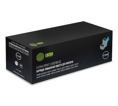 Картридж Cactus CS-C725X-MPS 725X для Canon LBP 6000/6020/6030B i-Sensys (3000 стр.)