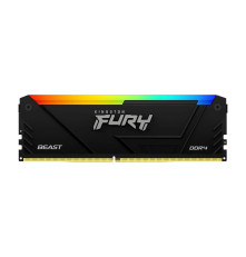 Модуль оперативной памяти Kingston 32GB FURY Beast Black RGB XMP DDR4 3200MHz DIMM CL16, 1.35V 288-pin
