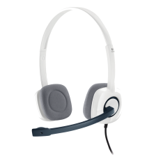 Гарнитура проводная Logitech H150 Stereo Coconut, белый