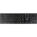 Клавиатура беспроводная Acer OKR020, slim, мультимедийная, черный
