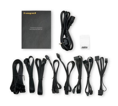 Блок питания 750 Вт HSPD HST-750GF-BK, черный