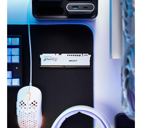 Модуль оперативной памяти Kingston 32GB FURY Beast White XMP 5200Mhz DDR5 CL40 DIMM