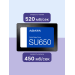 Твердотельный накопитель ADATA Ultimate SU650, 512GB, 2.5"