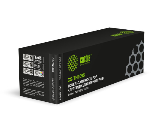 Картридж лазерный Cactus CS-TN1095 TN-1095 для Brother DCP 1602/1602R (1500 стр.)