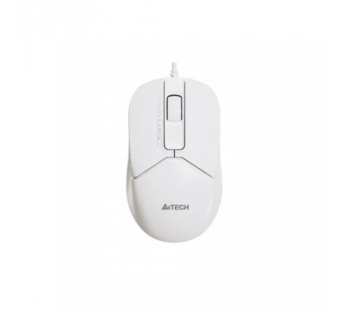Мышь проводная A4Tech Fstyler FM12, 1200 dpi, USB, 3 кнопки, белый