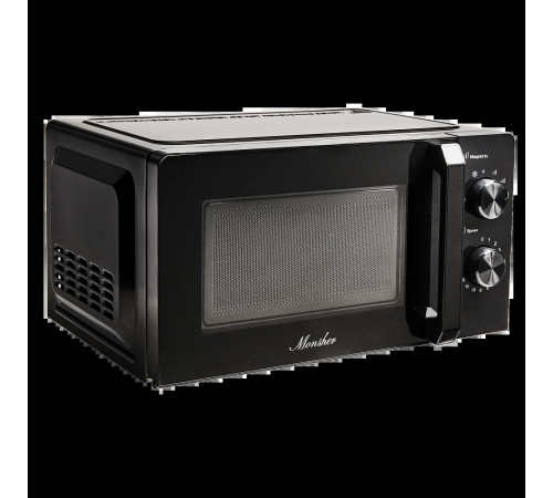 Микроволновая печь MONSHER MTW 201 Noir, черный/серебристый