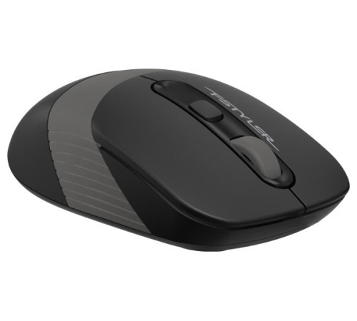 Мышь беспроводная A4Tech Fstyler FG10, 2000 dpi, USB, 4 кнопки, черный/серый