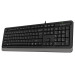 Клавиатура проводная A4Tech Fstyler FK10, черный/серый