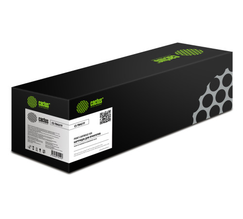 Картридж Cactus CS-TN421Y TN-421Y для Brother DCP L8410cdw/HL L8260cdw/L8360cdw/MFC L8690cdw/L8900cdw, желтый (1800 стр.)