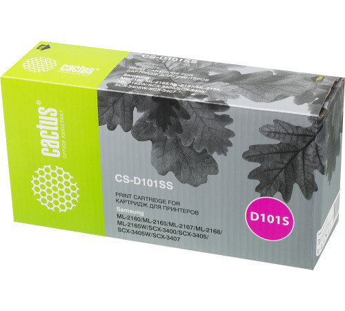 Картридж Cactus CS-D101SS MLT-D101S для Samsung ML-2160/2165/2167/2168/SCX-3400 (1500 стр.)