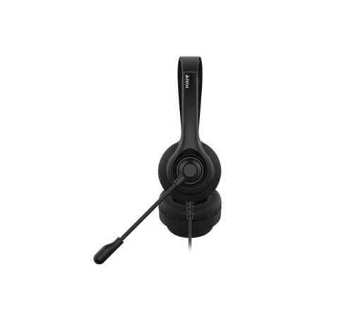 Гарнитура проводная A4Tech HU-8, USB, 2 м, черный