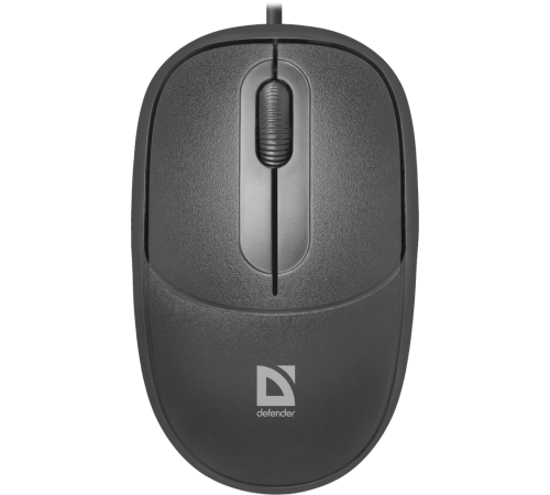 Мышь проводная Defender Datum MS-980, 3 кнопки, 1000 dpi, черный