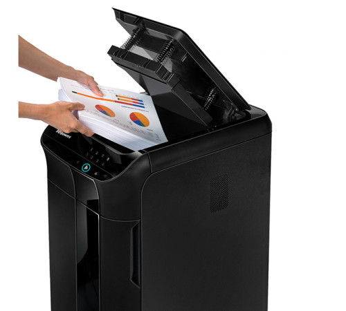 Уничтожитель документов Fellowes AutoMax 350C, черный