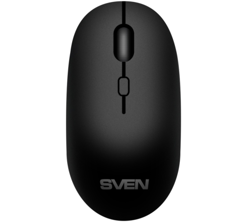 Мышь беспроводная SVEN RX-222W, BT, 2.4 GHz, АКБ, 4 кнопки, 1200-1800 dpi, черный