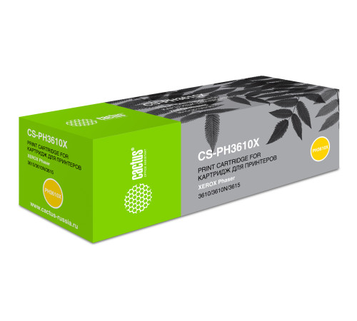Картридж Cactus CS-PH3610X 106R02723 для Xerox Phaser 3610/3610N/3615 (14100 стр.)