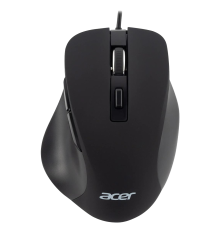 Мышь проводная Acer OMR140, 6 кнопок, 1600 dpi, черный