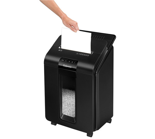 Уничтожитель документов Fellowes AutoMax 100M, черный