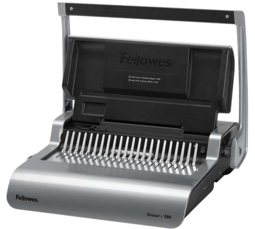 Переплетчик Fellowes QUASAR+, серебристый