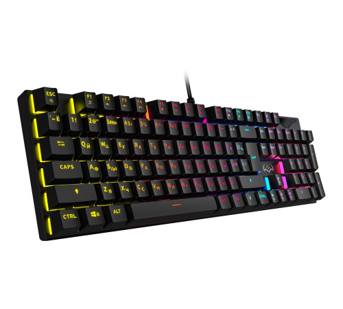 Клавиатура проводная игровая SVEN KB-G9300, 104 клавиши, 20 Fn функций, черный