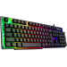 Клавиатура проводная игровая SVEN KB-G8500, 104 клавиши+12 Fn функций, прозрачный корпус, подсветка, черный