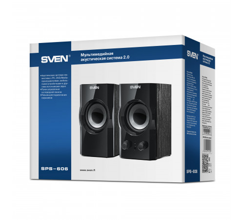 Акустическая система SVEN SPS-606, 6 Вт, черный