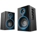 Акустическая система Defender Solar 12, 2.0, 12 Вт, подсветка, BT, 230В, черный