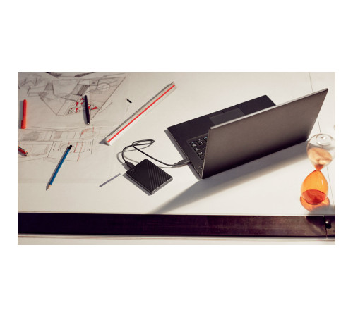 Внешний жесткий диск 1TB Western Digital My Passport WDBYVG0010BBK-WESN, черный