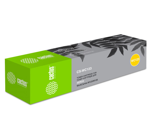 Картридж Cactus CS-WC123 006R01182 для Xerox WC 133/M123/M128/Pro123 (30000 стр.)