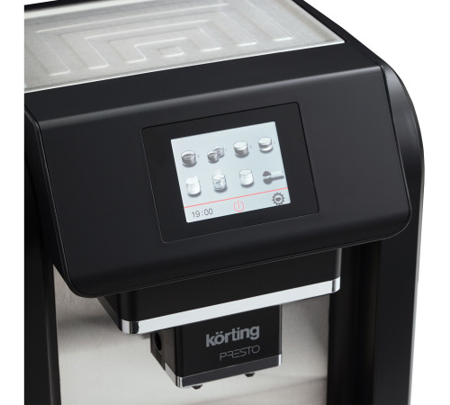 Кофемашина KORTING KACM 2009 Presto, серебристый/черный