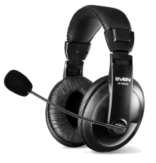 Гарнитура проводная SVEN АР-860MV, черный