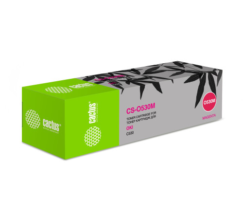 Картридж Cactus CS-O530M 44469753 для Oki C530, пурпурный (5000стр.)