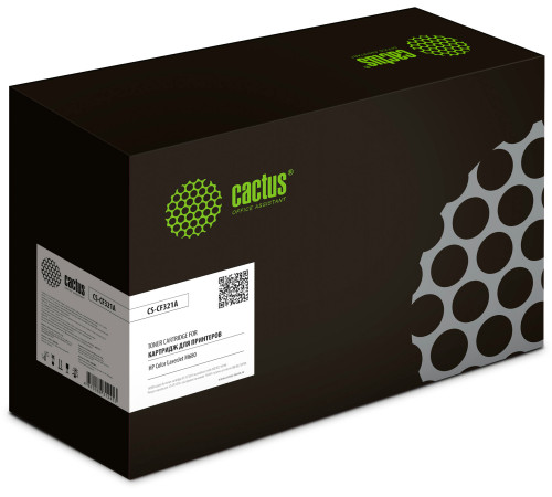 Картридж Cactus CS-CF321A CF321A для HP CLJ M680, голубой (16500 стр.)