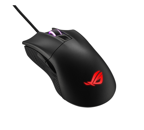 Мышь проводная игровая ASUS P507 ROG GLADIUS II CORE, черный