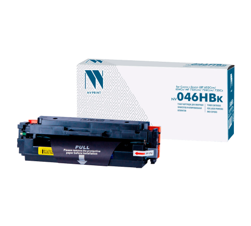 Тонер-картридж NVP NV-046H для Canon i-Sensys LBP 653Cdw/ 654Cx/ MF 732Cdw/ 734Cdw/ 735Cx, черный (6300 стр.)