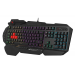 Клавиатура проводная игровая A4Tech B310N, мультимедийная, USB, LED, 1.8 м, черный