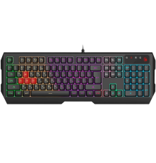 Клавиатура проводная игровая A4Tech Bloody B140N, USB, LED подсветка, черный