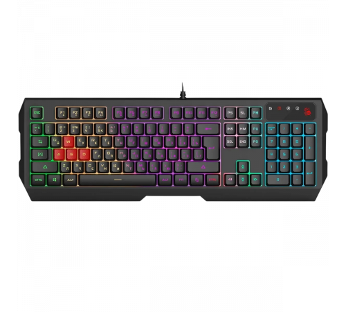 Клавиатура проводная игровая A4Tech Bloody B140N, USB, LED подсветка, черный