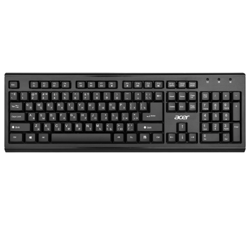 Комплект (клавиатура/мышь) беспроводной ACER OKR120, черный