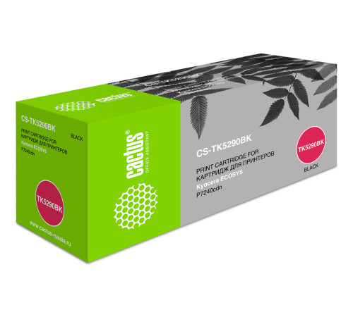Картридж лазерный Cactus CS-TK5290BK TK-5290BK для Kyocera Ecosys P7240cdn, черный (17000 стр.)