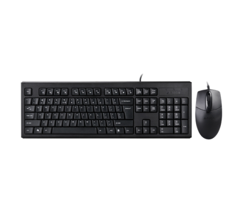 Комплект (клавиатура/мышь) проводной A4Tech KRS-8372, черный