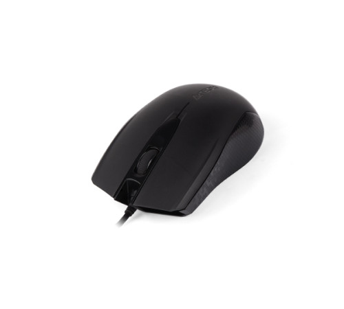 Мышь проводная A4Tech OP-760, 1200 dpi, USB, 3 кнопки, черный