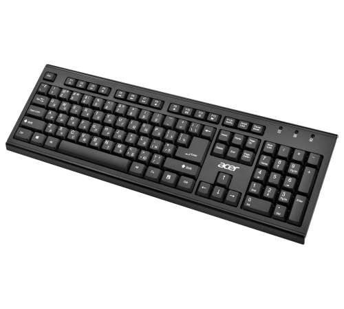 Комплект (клавиатура/мышь) беспроводной ACER OKR120, черный