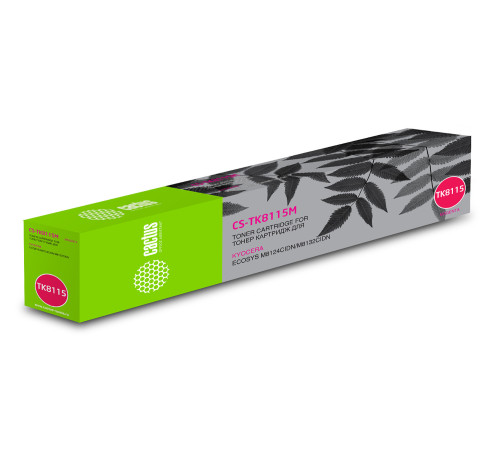 Картридж Cactus CS-TK8115M для Kyocera Mita Ecosys M8124cidn/M8130cidn, пурпурный (6000 стр.)