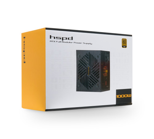 Блок питания 1000 Вт HSPD HSI-1000GF, черный