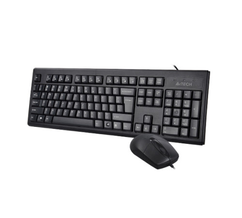 Комплект (клавиатура/мышь) проводной A4Tech KRS-8372, черный