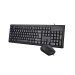 Комплект (клавиатура/мышь) проводной A4Tech KRS-8372, черный