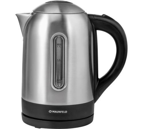Чайник MAUNFELD MGK1711S, серебристый/черный