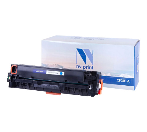 Тонер-картридж NVP NV-CF381A для HP Color LaserJet M476dn/ M476dw/ M476nw, голубой (2700 стр.)