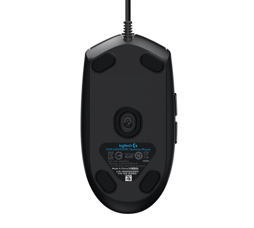 Мышь проводная игровая Logitech G102 LIGHTSYNC, черный