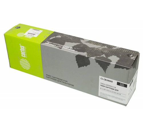Картридж Cactus CS-CB380AR CB380A для HP CLJ CP6015X/6015XH/6015DE, черный (16500 стр.)